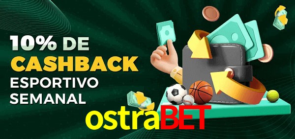 10% de bônus de cashback na ostrabet